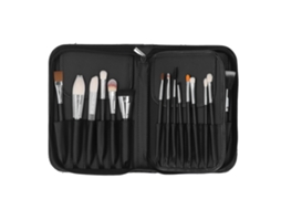 Set De 29 Pincéis De Maquilhagem Com Bolsa De Armazenamento Plegável E Fecho Zipper