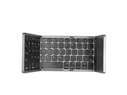 B033 Recarregável 3 dobrável 64 Teclas Bluetooth Teclado Sem Fio com Touchpad TAISHENGDA