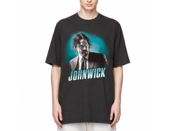 Rockinstone John Wick Cloudy Graphic T-shirt Size:xxxl