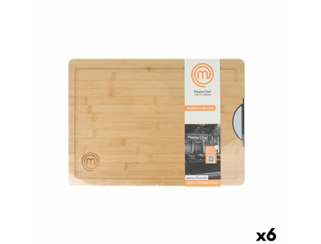 Tábua de Corte Masterchef 50 x 35 cm (6 Unidades)