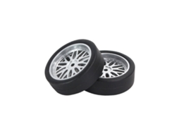 Conjunto de 4 Pneus e Rodas de Drift Melhorados para Carros Rc Ldrc A86 A86p 1/18 Peças de Substituição La0034 1 MDUG