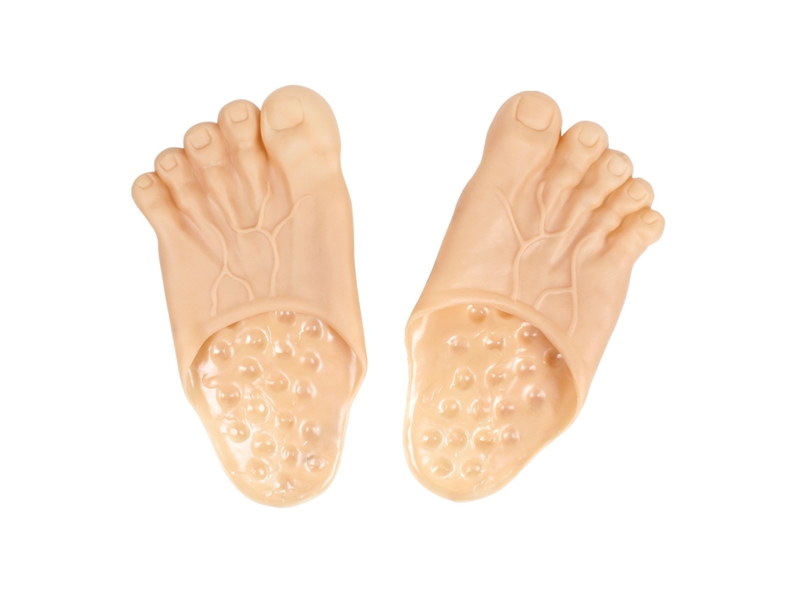 Ats pantuflas com Dedos de Pé Simulados para Festa de Halloween e Carnaval Sapatsos de Cinco Dedos Divertidos