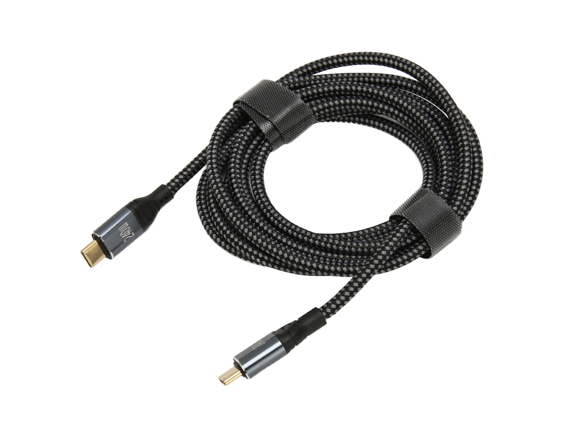 Cabo De Carregamento Rápido Pd240w Macho Para Macho Type-c (transmissão Pd3.1/chip Emark 480mbps)