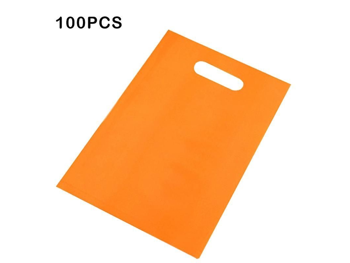 100 Sacolas Plásticas com Logo Personalizado, Multicolor, Eco friendly para Compras e Presentes