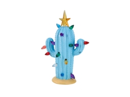 Cactus De Natal Cerâmico Decorar Adornar