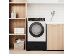 Vidaxl Pedestal Para Máquina De Lavar Preto 64 X 55 X 32,5 Cm Aço