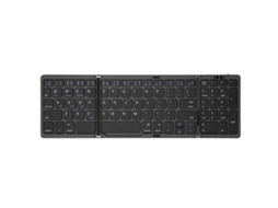B089 Teclado Dobrável Bluetooth Com Numérico Nostalgia88 (prata)