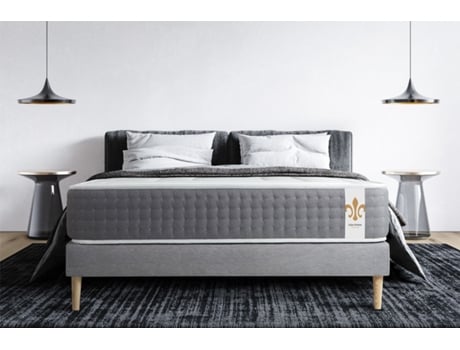 Colchão Base Vingt Six LITIER_DELUXE_TRADITION Espuma com memória Cinzento (160x200cm)