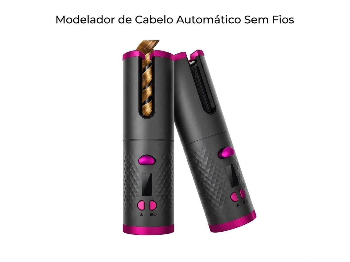 Modelador De Cabelo Automático Sem Fios