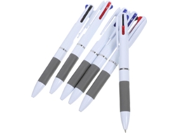 Conjunto De 6 Canetas Esferográficas Tehaux, Ergonômicas Com Botão