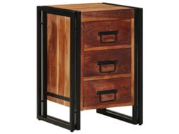 Maison Exclusive - Armário De Cabeceira 40 X 40 X 59 Cm Madeira Sólida De Acácia