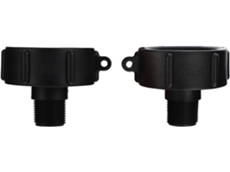 Conjunto De 2 Adaptadores Para Tanque Ibc Em Abs, Conector Água,