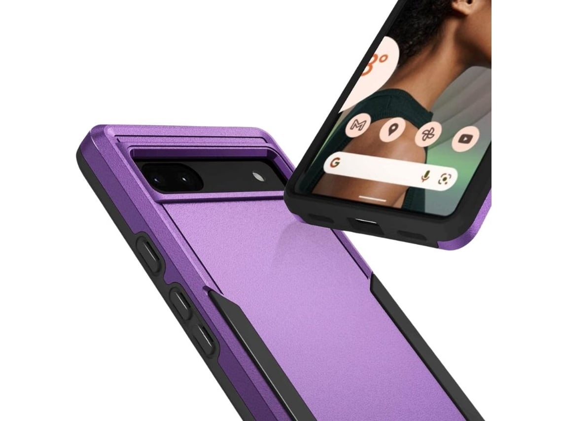 Capa Camada para Google Mais Capas Telemoveis VEANXIN Roxo