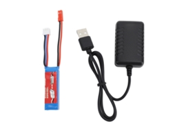 Mali bateria de Lítio para Carro Controle Remoto com Carregador 7.4v 400mah 20c para K969 K989 284161 284131 284010