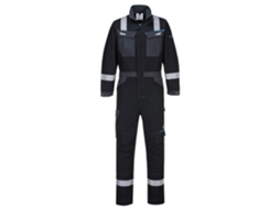 Macacão Wx3 Fr Macacão De Trabalho Resistente A Chamas / Preto / S Portwest