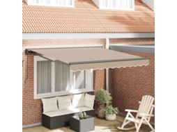 Vidaxl Estrutura De Toldo Bege 350 X 250 Cm