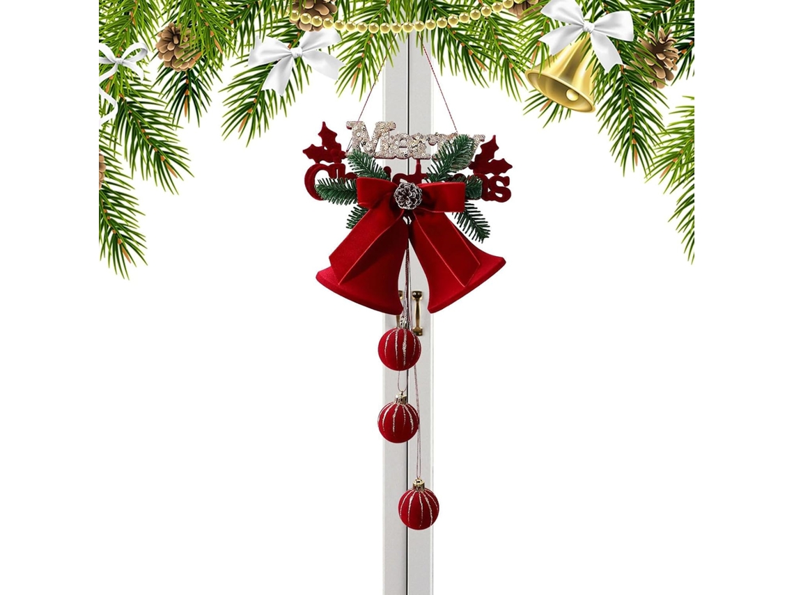 Enfeites De Sino Para Árvore De Natal Com Revestimento Aveludado Para Decoração Sazonal |