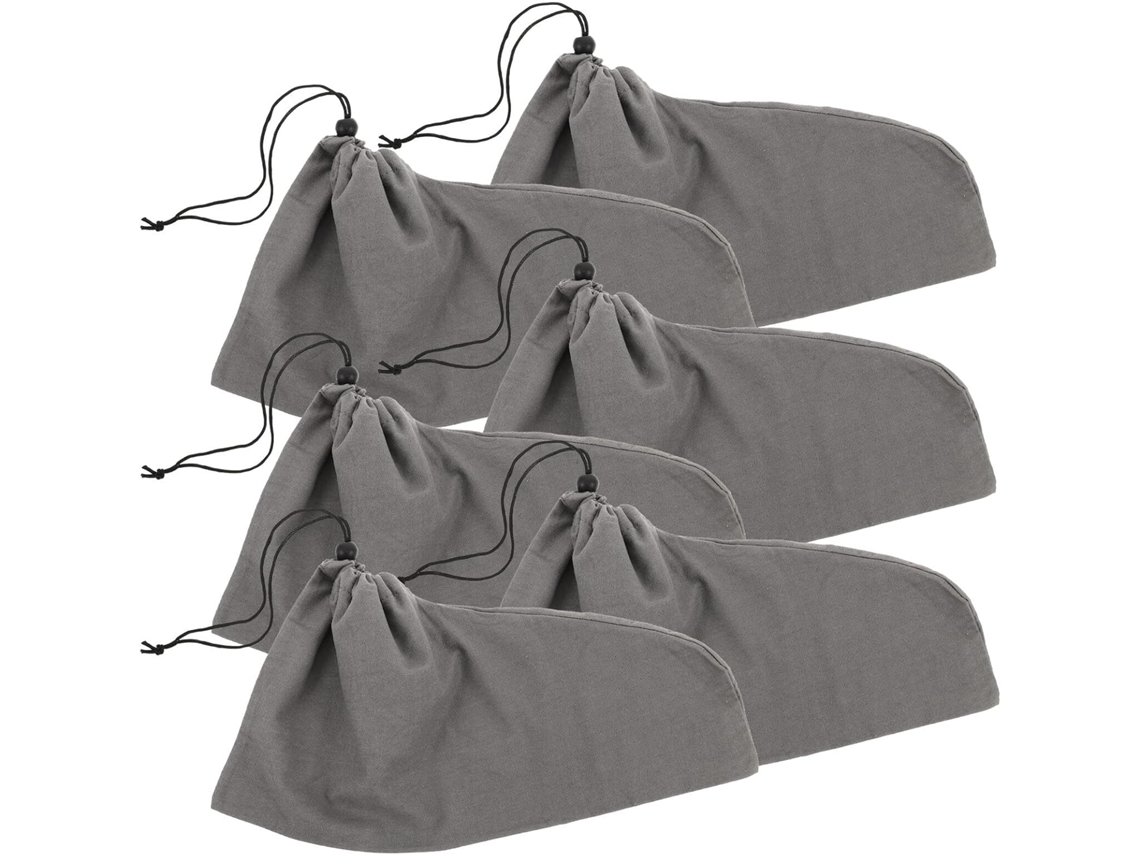 De 6 Sacos De Viagem Com Cordão Para Sapatos, Bolsa Para Armazenamento De Sapatos