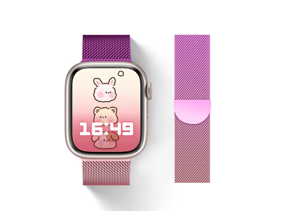 Pulseira De Substituição Panoona Para Apple Watch 38/40/41/42mm Rosa