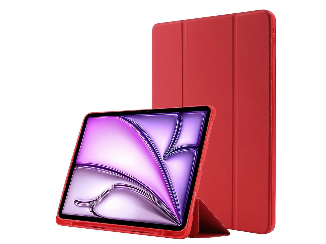 Capa de couro tripla Webake Skin Feel para tablet com compartimento para caneta