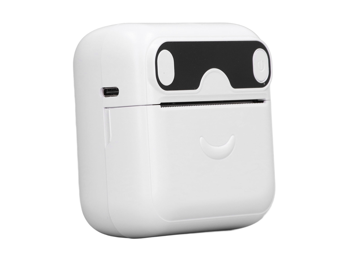 Primerox impressora de Questões Erradas Portátil Sem Tinta Bluetooth Sem Fio Bolso Branco