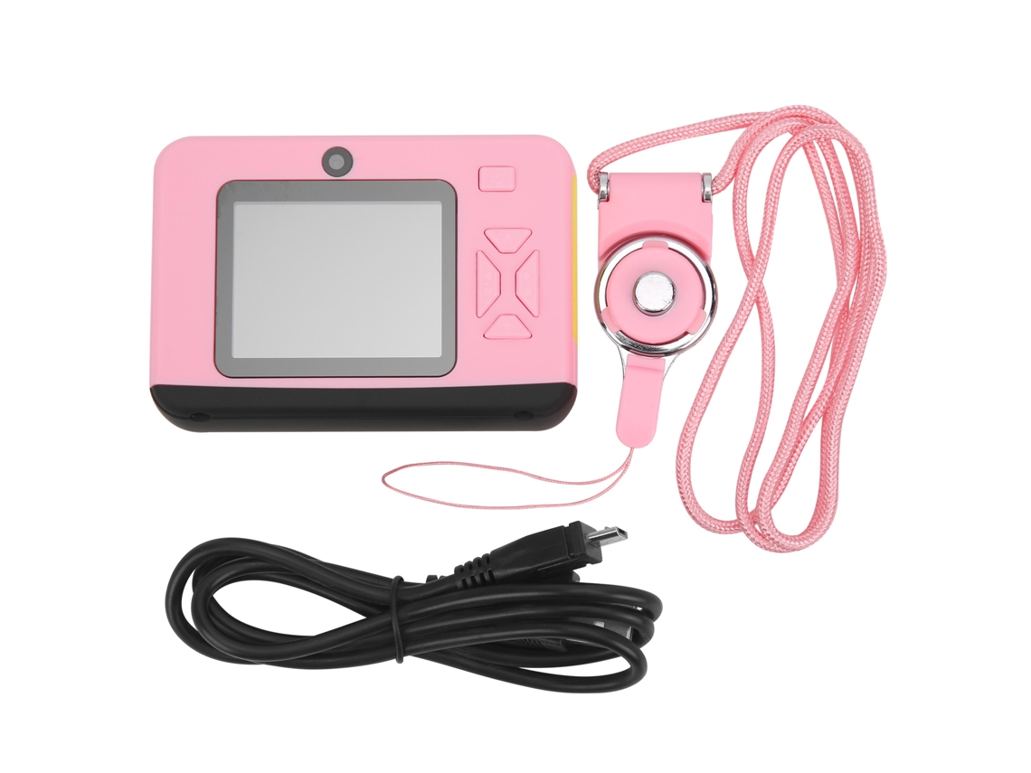 Câmera Infantil Hd De 20 Mp Para Crianças, Brinquedo Infantil, Tela Ips De 2,0 Pol., Filmadora Para Presente, Rosa Brilvibera