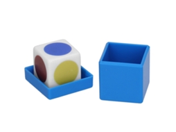 Mali brinquedo de Mágica com Dados Coloridos e Som para Crianças Acessório de Palco 3 Anos +