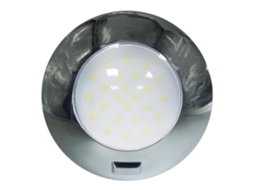 AQUALED Round Dome Light With Switch 4000K