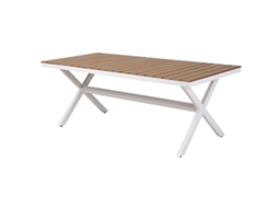 Mesa DKD HOME DECOR Exterior Alumínio Resina (200 x 90 x 75 cm)