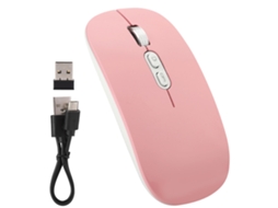 Rato LAXISCREED Sem Fio 2.4g Recarregável Silencioso