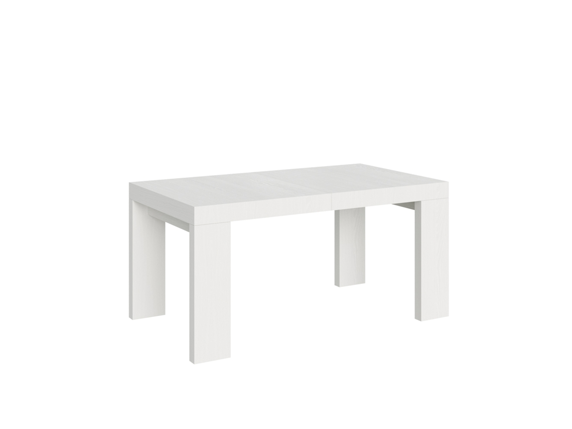 Mesa de Refeição ITAMOBY Roxell (90x160/420 - Painéis em Melamina - Freixo Branco)