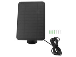 Painel Solar 4w 5v para Câmeras Arlo Ring Blink Ip65 Ajustável 360 Graus S/MARCA