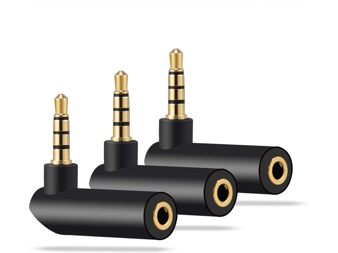 Adaptador De Áudio Universal, Com Três Ângulos