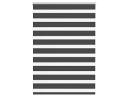 Vidaxl Cortina De Zebra 110x150 Cm Largura Do Tecido 105,9cm Poliéster