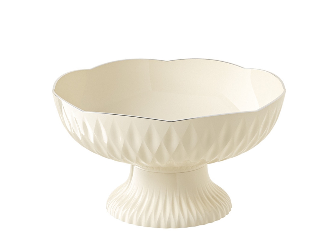 Cesta de Frutas LAXISCREED Branca Minimalista Petala Cozinha