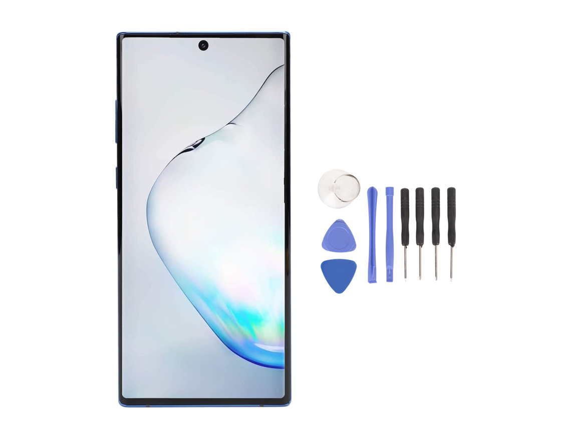Tela OLED LCD Samsung Galaxy Note 10 Plus com Leitor Digital, EOOCOO