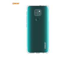 Capa Protetora Transparente De Tpu Resistente A Impactos E Antiderrapante Para Motorola Moto G9 / G9 Play Hat-prince Enkay.