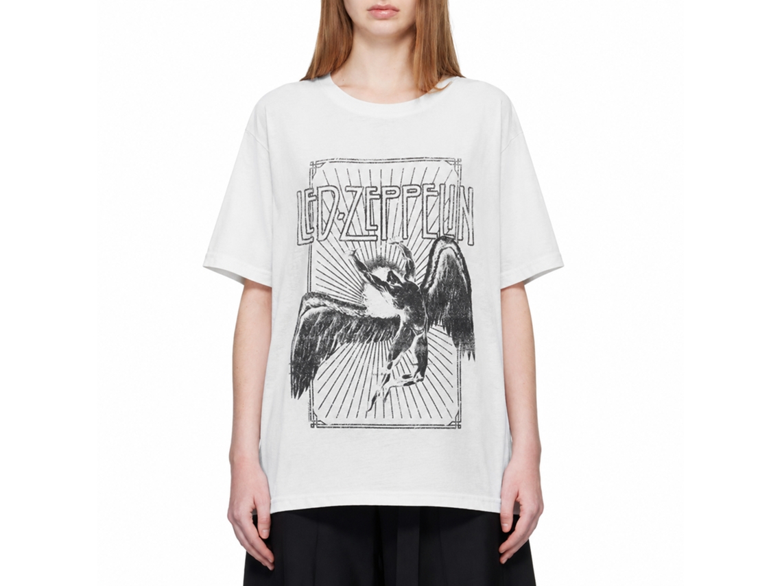 Led Zeppelin Icarus Burst T-shirt Classic Unisex Adults Size:m