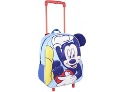 Mochila Trolley CERDÁ 3D Mickey (Azul - Poliéster - 26.0x31.0x10.0 cm)
