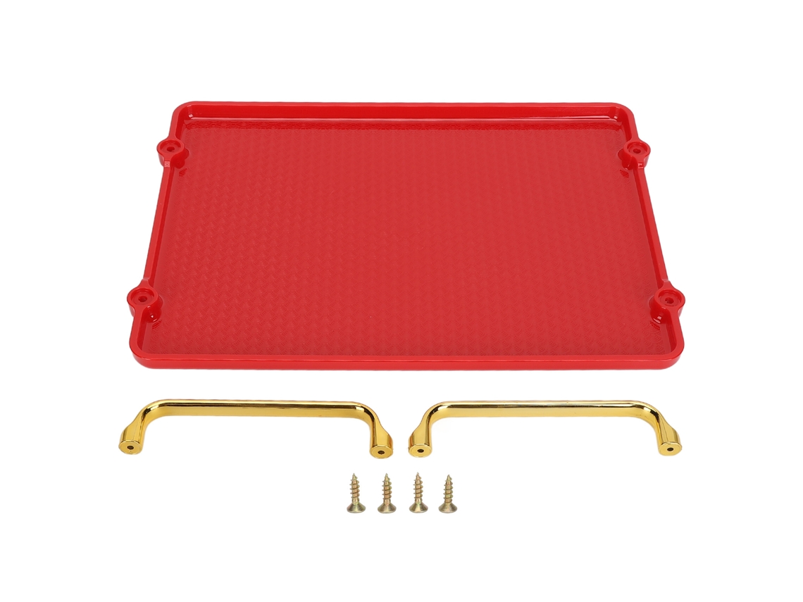 Bandeja Decorativa Com Alças Para Produtos De Beleza, Estilo Elegante E Armazenamento Organizado
