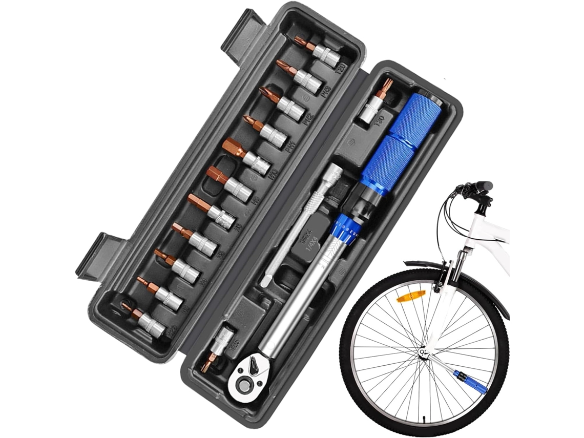 Chave de Torque para Bicicleta CHABERLU com kit de reparo e extensões
