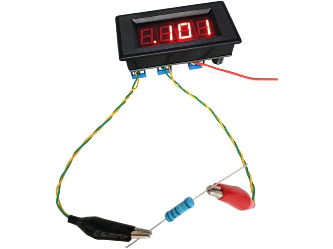 Kit De Multímetro Digital De Baixa Resistência 5v Dc, Com Display Led