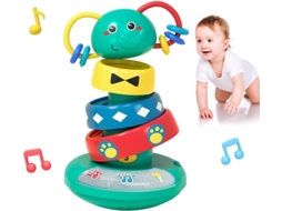 Brinquedos Montessori Para Crianças De 1, 2 E 3 Anos Brinquedos Educativos De Empilhar Para Bebês Com Música E Luzes Presente Aquaforge