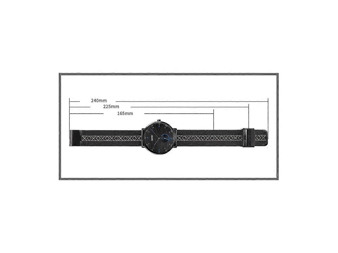 Lurelia Relógio Masculino 9218 Quartzo, 240 Mm, Aço Inox, Liga De Zinco, Impermeável