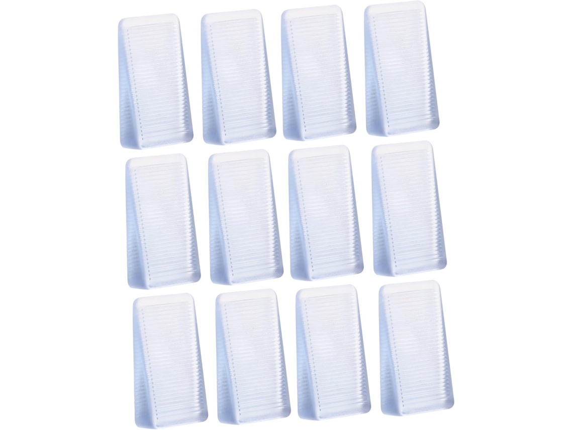 Calços Transparentes Kisangel Para Móveis, Resistentes Ao Desgaste, Antiderrapantes, Niveladores Para Mesas E Portas, 12 Peças