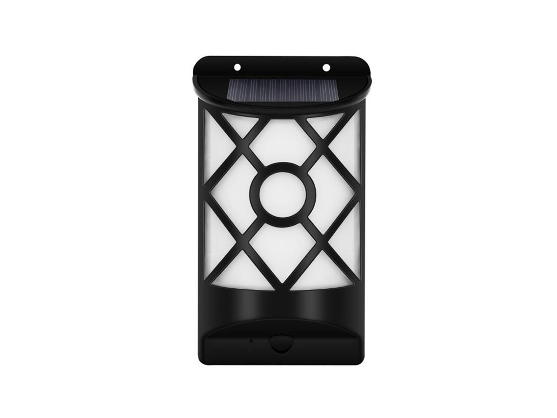 Luz de Chama Solar Luz de Parede de Chama Intermitente Holofotes para Decoração de Paisagem e Jardim Pacote com 1
