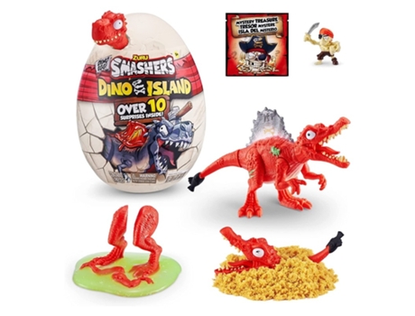 Mini Huevo Sorpresa Dino Island Spinosaurus Colección 6236 7486 Rojo Bizakp23