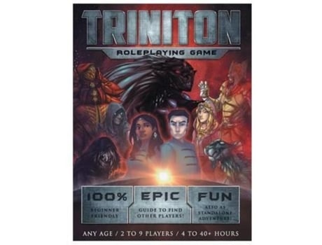Livro Triniton The Roleplaying Game De Christian Ahlin (inglês)
