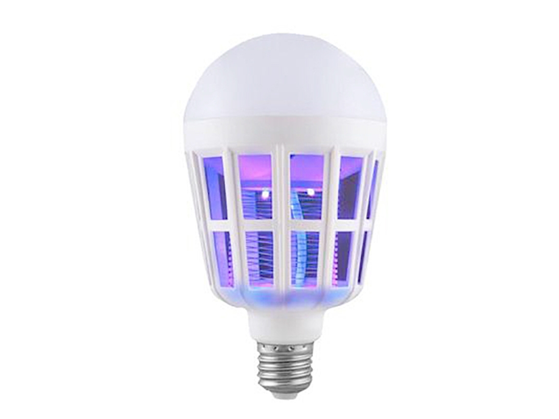Lâmpada Mata, Insetos 2 em 1 com Led, Mata, Mosquitos e Insetos Eletrônico, Ideal para Varandas, Entradas e Portas BRILVIBERA