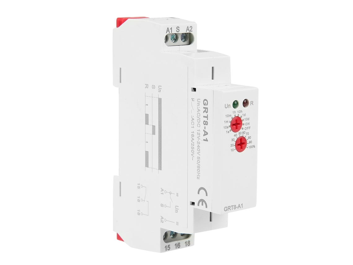 Rele Temporizador Encendido Retardo Din Rail 12-240v Ac/dc
